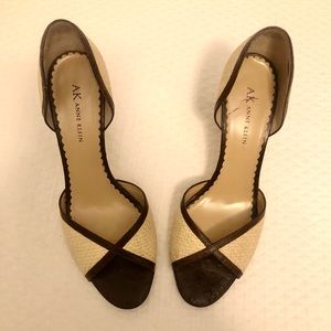 Anne Klien Paper Straw Heels 8.5M